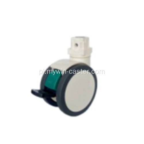 4-calowy stały materiał PU z obrotowym trzpieniem i uchwytem medycznym PA